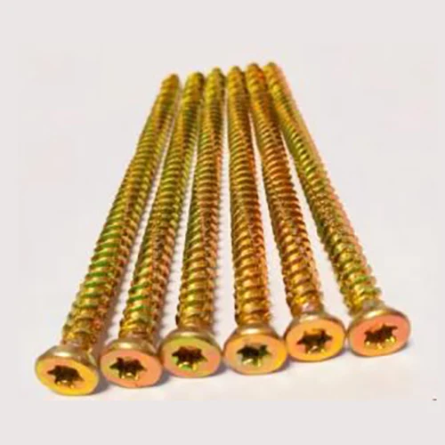 Torx Pozi 6 Nibs Κίτρινο ψευδάργυρο Hi-lo νήμα βίδα σκυροδέματος